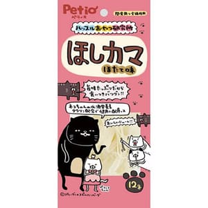 Petio Petio 日本產 貓零食 白身魚魚乾 扇貝味 12g 12g  正面圖