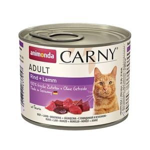 Animonda Animonda Carny 無穀物成貓主食罐 牛+羊 200g 200g  正面圖