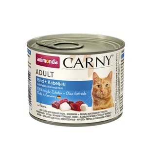 Animonda Animonda Carny 無穀物成貓主食罐 牛+鱈魚+歐芹根 200g 200g 正面圖