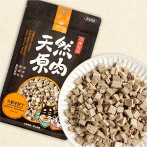 汪喵星球 汪喵星球 凍乾 DogCatStar 冷凍乾燥原肉小零嘴 山味 元氣牛肝丁 40g 40g 貓犬用 正面圖