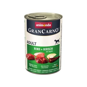 Animonda Animonda GranCarno 成犬主食罐 牛肉+鹿肉+蘋果 400g 400g  正面圖
