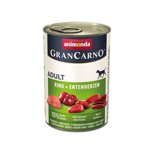 Animonda Animonda GranCarno 成犬主食罐 牛肉+鴨心 400g 400g  正面圖