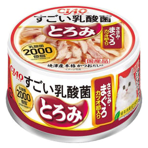 CIAO CIAO 貓罐頭 2000億乳酸菌 金槍魚鰹魚味 80g 80g 正面圖