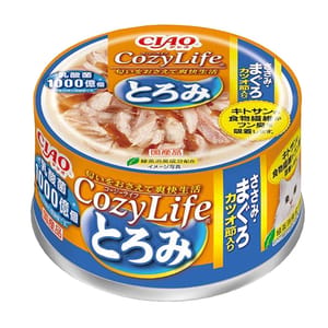 CIAO CIAO 貓罐頭 CozyLife 雞柳金槍魚鰹魚味 80g 80g 正面圖