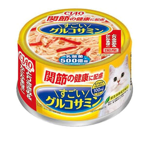CIAO CIAO 貓罐頭 關節配方 雞肉及蟹棒味 正面圖
