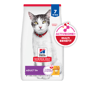 Hills Hills 貓糧 老年貓配方 Adult 11+ 7lb 7lb 正面圖