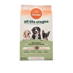 CANIDAE CANIDAE 咖比 狗糧 life stages 羊肉糙米配方 27lb 27lb 正面圖