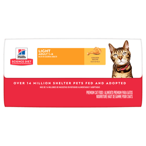 Hills Hills 貓糧 成貓減肥配方 Adult Light 2kg 2kg  側面圖