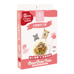 寵物養生堂 寵物養生堂 貓狗小食 鮮食包系列 山楂麥芽牛脷 120g 120g  正面圖