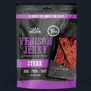 Absolute Absolute Holistic 高級純天然狗小食 鮮鹿肉塊 100g 100g  正面圖