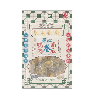 寵物手信 寵物手信 貓犬小食 馳名風乾 鴨肉南瓜卷 60g 60g 正面圖