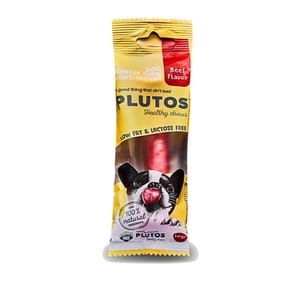 PLUTOS PLUTOS 狗小食 牛肉味芝士骨 大   正面圖