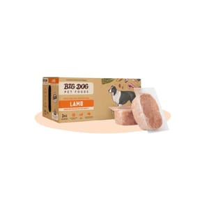Big Big Dog 狗糧 急凍生肉糧 羊肉配方 3kg 3kg  正面圖