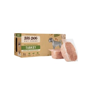 Big Big Dog 狗糧 急凍生肉糧 火雞配方 3kg 3kg  正面圖