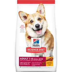 Hills Hills 狗糧 成犬細粒糧 Adult Small Bites 15lb 15lb 正面圖