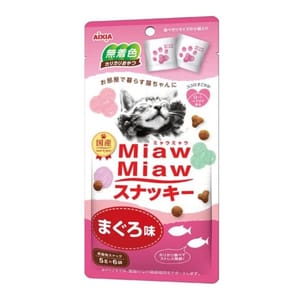 AIXIA AIXIA 愛喜雅 MiawMiaw 日本貓脆餅 吞拿魚味 30g 30g 正面圖