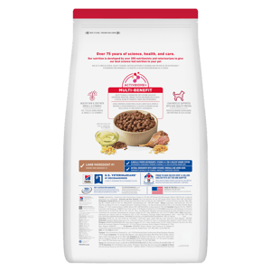 Hills Hills 狗糧 成犬羊飯標準粒糧 Adult Lamb Meal & Rice Original 3kg 3kg  背面圖