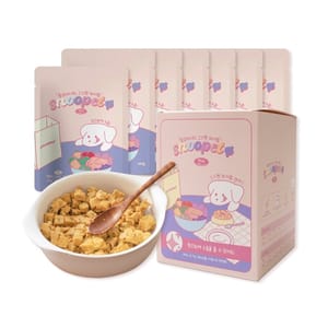 Snoopet Snoopet γ 狗濕糧 鮮肉主食餐包 三文魚配方 100g 100g 背面圖