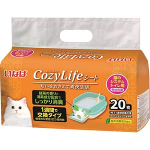 CIAO CIAO 貓用品 日本 寵物尿墊 CozyLife 20片裝  貓用 正面圖