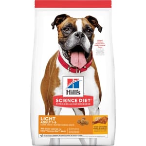 Hills Hills 狗糧 成犬減肥標準粒配方 Adult Light Original Bites 15kg 15kg 正面圖