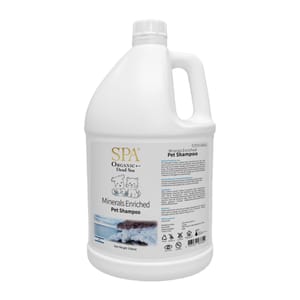 SPA寵物溫泉 SPA寵物溫泉 死海鹽寵物洗毛液 1gal 加侖裝 1g 貓犬用 正面圖