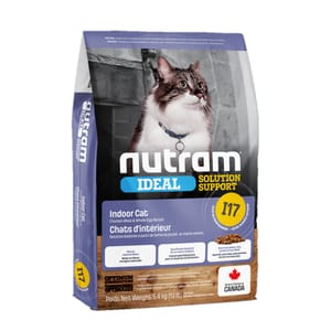 nutram nutram IDEAL紐頓 室內控制掉毛配方貓糧 I17 2kg 2kg  正面圖