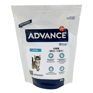 ADVANCE ADVANCE 幼貓糧 日常護理  試食裝 80g 80g  正面圖