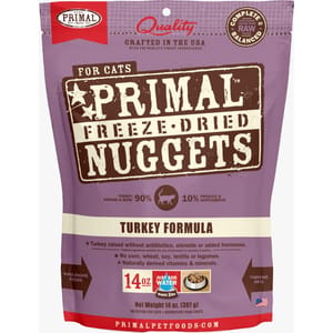 Primal Primal 貓糧 脫水凍乾生肉主食糧 火雞 14oz 14oz 正面圖