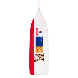 Hills Hills 狗糧 高齡犬 標準粒 Original Bites Adult 7+ 3kg 3kg 側面圖