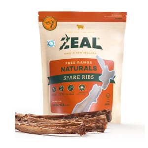 ZEAL ZEAL 狗小食 紐西蘭牛仔肋骨 500g 500g 正面圖