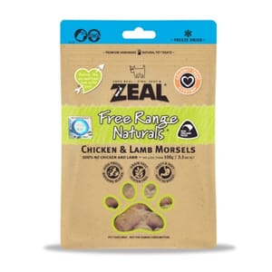 ZEAL ZEAL 狗糧 紐西蘭無榖物脫水凍乾 雞+羊肉 100g 100g  正面圖