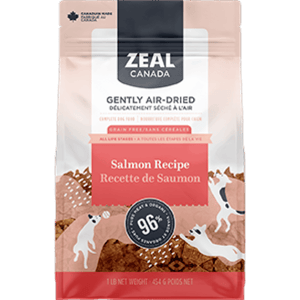 ZEAL ZEAL 狗糧 加拿大無榖物風乾糧 三文魚配方 1lb 1lb 正面圖