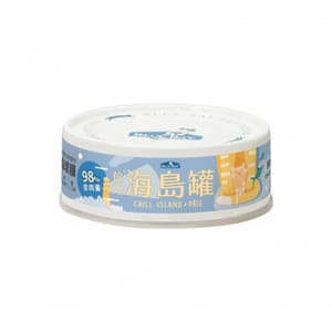 BLUE BLUE BAY 貓罐頭 Chill Island 海島幼貓系列 鮮嫩虱目魚 80g 80g 正面圖