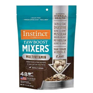 Instinct Instinct 狗糧 凍乾肉粒 多種維他命成犬 牛肉配方 5.5oz 5oz 正面圖