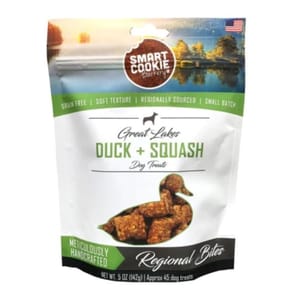 Smart Smart Cookie Barkery 全天然柔軟狗小食 鴨肉 + 胡桃南瓜 5oz 5oz 正面圖