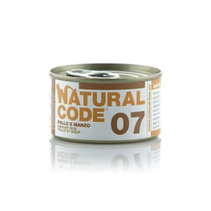 Natural Natural Code 貓罐頭 雞⾁ & ⽜⾁ Chicken & Beef 85g 85g 正面圖