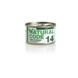 Natural Natural Code 貓罐頭 吞拿⿂ & 蔬果 Tuna & Vegetables 85g 85g 正面圖