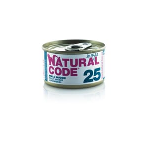 Natural Natural Code 貓罐頭 啫喱系列 雞⾁ & 沙丁⿂ Chicken & Shardines in Jelly 85g 85g  正面圖