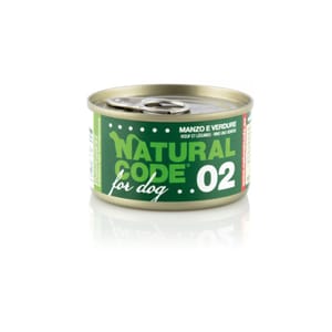 Natural Natural Code 狗罐頭 牛肉 & 蔬菜 Beef & Vegetables 90g 90g 正面圖