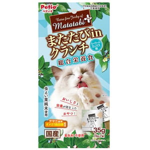 Petio Petio 貓零食 綜合營養 木天蓼蟲癭果海鮮味肉粒 35g 35g 正面圖