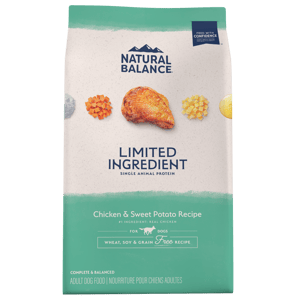 Natural Natural Balance 狗糧 L.I.D. 無穀系 雞肉甜薯成犬糧 4lb 4lb 正面圖