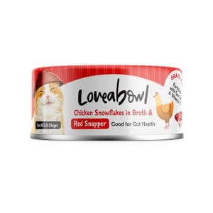 Loveabowl Loveabowl 貓罐頭 健腸嫩雞紅鯛魚 70g 70g 正面圖