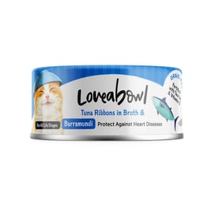 Loveabowl Loveabowl 貓罐頭 護心吞拿魚鱸魚 70g 70g 正面圖