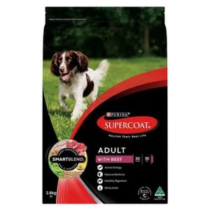 PURINA PURINA SUPERCOAT 狗糧 成犬牛肉保護力強化配方 7kg 7kg  正面圖
