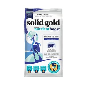 Solid Solid Gold 素力高 狗糧 升級版無穀物抗敏全犬 牛肉配方 3.75lb 75lb 正面圖