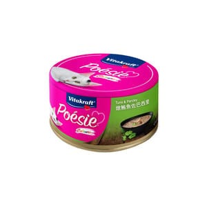 Vitakraft Vitakraft 貓罐頭 肉醬系列 燉鮪魚佐巴西里 80g 80g  正面圖