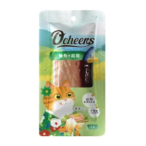 O'cheers O'cheers 歡樂城市 貓零食 鮪魚起司魚條 30g 30g  正面圖