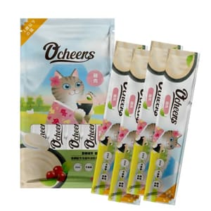 O'cheers O'cheers 歡樂城市 貓零食 肉泥餐包 幼貓雞肉 15g 4本入 15g  正面圖
