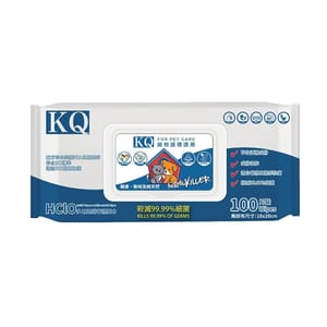 Hills Hills 希爾思 KQ寵物用無酒精消毒濕紙巾100片裝 正面圖