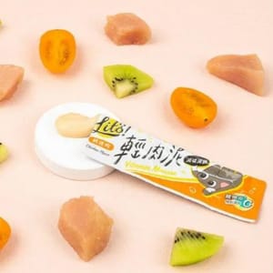 怪獸部落 怪獸部落 貓狗零食 Litö ! 輕肉泥 純雞肉 維他命C添加 10g 單條裝 10g 正面圖
